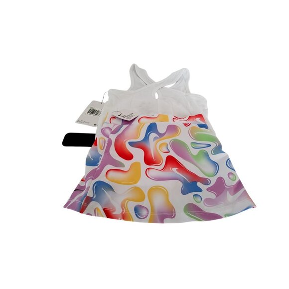 Nike Logo Tank Top and Printed Scooter Skirt Set (Toddler) - Picture 2 of 7